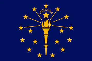 Flag of Indiana